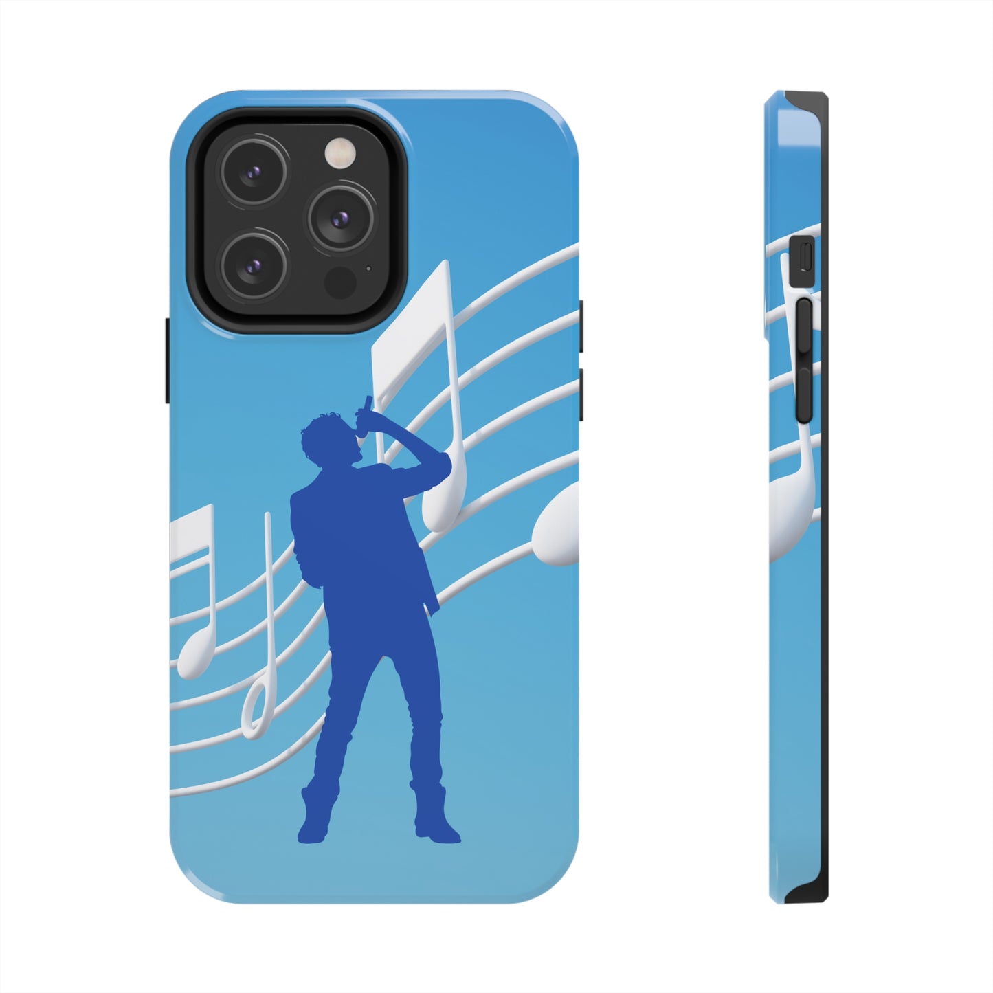 Blue Man Singing | mostly iphone cases