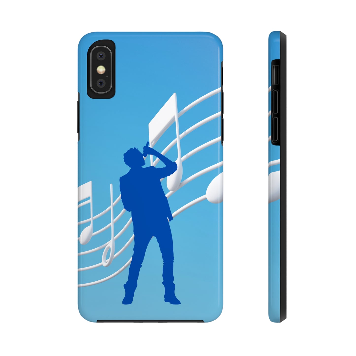 Blue Man Singing | mostly iphone cases